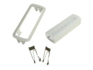 Accesorio para empotrar luz emergencia.