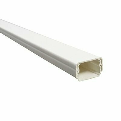 Canaleta 2 metros para cableado 4040  **SIN ADHESIVO**(25ud caja)