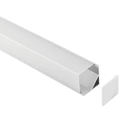 Perfil para tira led 2 metros tira 20x20mm