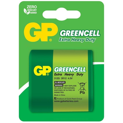[312A-B1 GP  G018] Petaca alcalina 3LR12 4,5 v